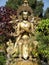 Close-up of statue of PrajÃ±ÄpÄramitÄ Bodhisattva, personification of transcendent wisdom, at Kopan Monastery, Kathmandu, Nepal